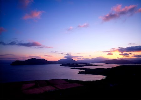 Valentia Island, Douglas Head to Cahirciveen, Co Kerry, Ireland Fotografie stock - Rights-Managed, Codice: 832-02255236