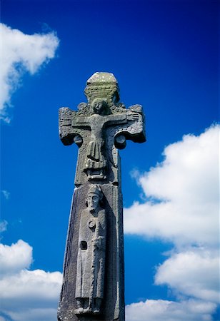 St. Tola, County Clare, Ireland; High Cross Stock Photo - Rights-Managed, Code: 832-02255305