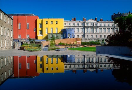 Château de Dublin, Dublin, Irlande ; Bâtiments gouvernementaux Photographie de stock - Rights-Managed, Code: 832-02255358