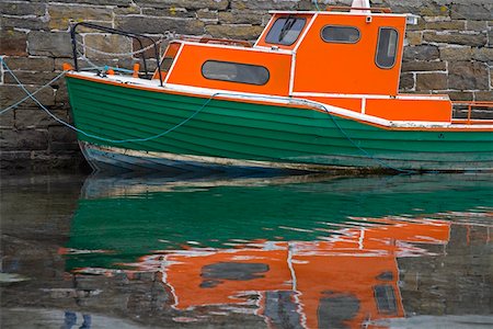 Seafield Pier, Quilty Village, County Clare, Ireland; Fishing boat Stock Photo - Rights-Managed, Code: 832-02255474