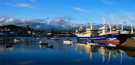 simsearch:832-02255394,k - Killybegs, comté de Donegal, en Irlande ; Avec les bateaux du port Photographie de stock - Rights-Managed, Code: 832-02255561