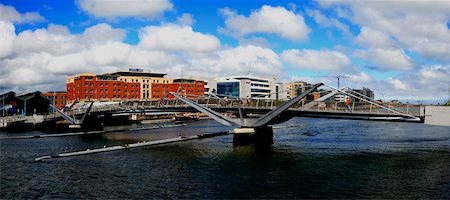 simsearch:832-02255027,k - Dublin City, County Dublin, Ireland; Cityscape with bridge Stock Photo - Rights-Managed, Code: 832-02255563