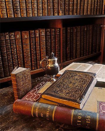 Bibliothèque de Bolton, Cashel, co. Tipperary, Irlande, livres et manuscrits Photographie de stock - Rights-Managed, Code: 832-02252467