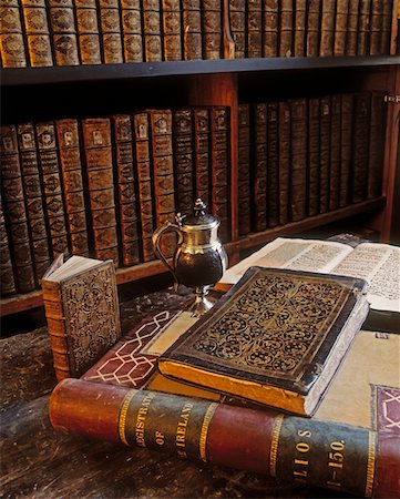 Bolton Library, Cashel, Co Tipperary, Ireland, books and manuscripts Foto de stock - Con derechos protegidos, Código: 832-02252467