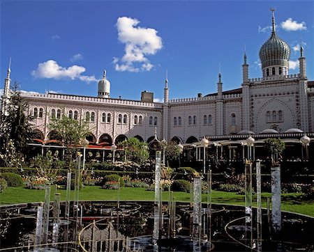 Tivoli Gardens, Copenhagen, Denmark Stock Photo - Rights-Managed, Code: 832-02252469