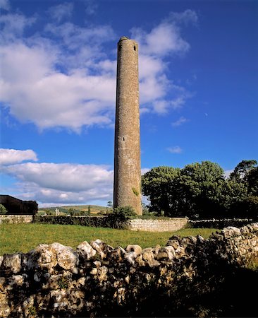 Round Tower, Fertagh, County Kilkenny, Ireland Foto de stock - Con derechos protegidos, Código: 832-02252495