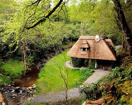 Ferienhaus Ornee Teestube, Kilfane Glen, Co. Kilkenny, Irland Stockbilder - Lizenzpflichtiges, Bildnummer: 832-02252586