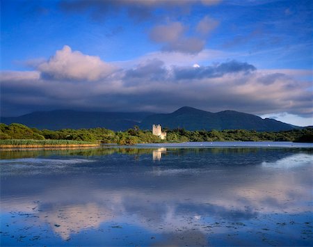 Muckross Lake, Ross Castle, Killarney, Co Kerry, Ireland Foto de stock - Con derechos protegidos, Código: 832-02252607