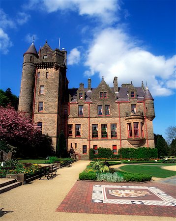 Belfast Castle, Cavehill, Ireland Foto de stock - Con derechos protegidos, Código: 832-02252645