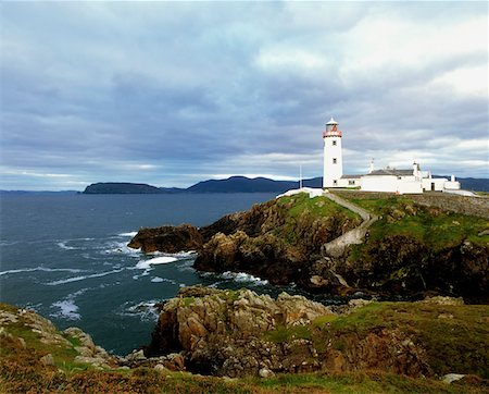 Fanad Head Lighthouse, Co Donegal Ireland Foto de stock - Con derechos protegidos, Código: 832-02252730