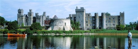 Ashford Castle, Lough Corrib, Co Mayo, Ireland Foto de stock - Con derechos protegidos, Código: 832-02252755