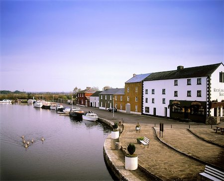 richmond - Co Longford, Richmond Harbour Cloondara, (End of the Royal Canal) Foto de stock - Direito Controlado, Número: 832-02252816