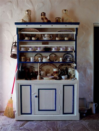 Irische Dresser, Achill Island Museum, Co. Mayo, Irland Stockbilder - Lizenzpflichtiges, Bildnummer: 832-02252817