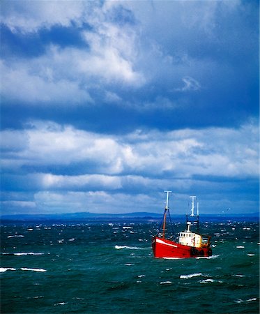 Trawler Making for Harbour, Skerries, Co Dublin, Ireland Stock Photo - Rights-Managed, Code: 832-02252890