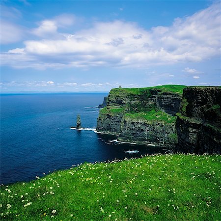 Co Clare, Cliffs Of Moher Foto de stock - Con derechos protegidos, Código: 832-02252903