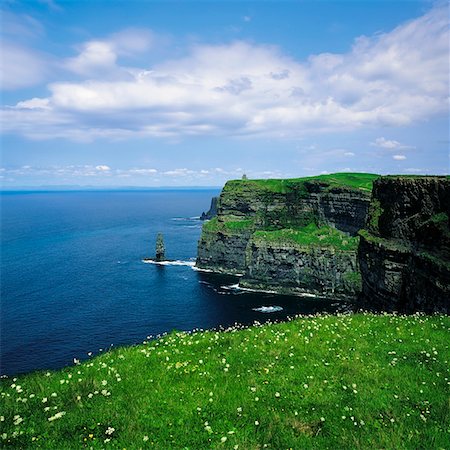 simsearch:832-02252903,k - Co Clare, Cliffs Of Moher Foto de stock - Con derechos protegidos, Código: 832-02252903