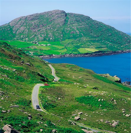 ring of kerry - Co Cork, Ring Of Beara Near Allihies, View Across To Ring Of Kerry Stock Photo - Rights-Managed, Code: 832-02252927
