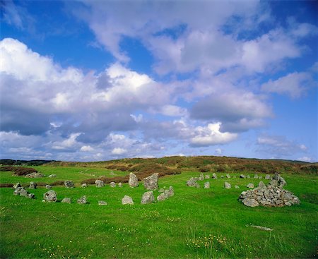 preceding - Co Tyrone, Beaghmore Stone Circles, Sperrin Mountains Stock Photo - Rights-Managed, Code: 832-02252984