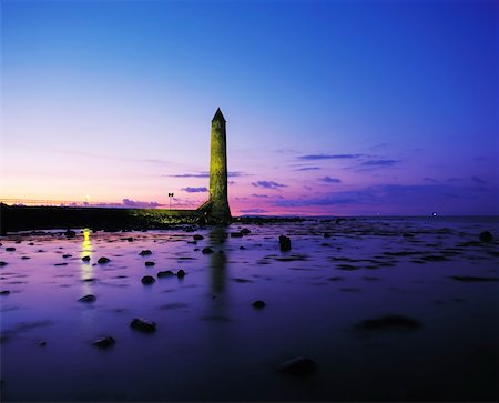 round tower - Round Tower, Larne, Co Antrim, Ireland Stock Photo - Rights-Managed, Code: 832-02253008