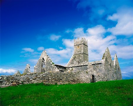 simsearch:832-02255642,k - Ross Errilly Friary, Co Galway, Ireland, Franciscan Friary established in 1351 Fotografie stock - Rights-Managed, Codice: 832-02253025