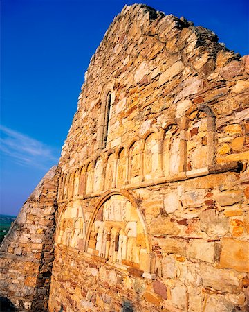 simsearch:832-02255349,k - St Declan's Church, Ardmore, Co Waterford, Ireland, 12th Century stone carvings Foto de stock - Con derechos protegidos, Código: 832-02253026