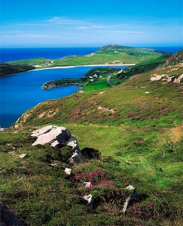 slea head - Slea Head, Îles Blasket, la péninsule de Dingle, le Co Kerry, Irlande Photographie de stock - Rights-Managed, Code: 832-02253089