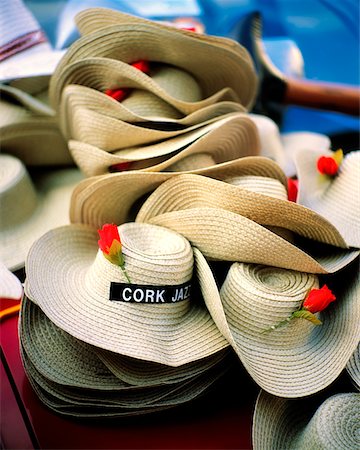 Display of Hats, Cork Jazz Festival, Cork City, Ireland Stock Photo - Rights-Managed, Code: 832-02253248