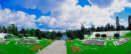 panoramic pictures park snow - Powerscourt Estate, Co Wicklow, Ireland Stock Photo - Rights-Managed, Code: 832-02253325