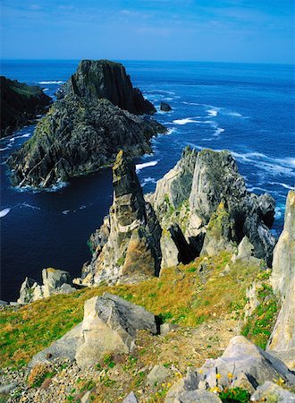 sea cliffs donegal - Banbas Crown, Malin Head, Co Donegal, Ireland Stock Photo - Rights-Managed, Code: 832-02253367