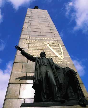 simsearch:832-03639644,k - Parnell Monument, O'ConnellStreet Dublin, Co Dublin, Ireland, Founder of the Irish Parliamentary Party Stock Photo - Rights-Managed, Code: 832-02253415