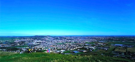 Newtownards, from Scrabo Tower, Co Down, Ireland Stock Photo - Rights-Managed, Code: 832-02253429