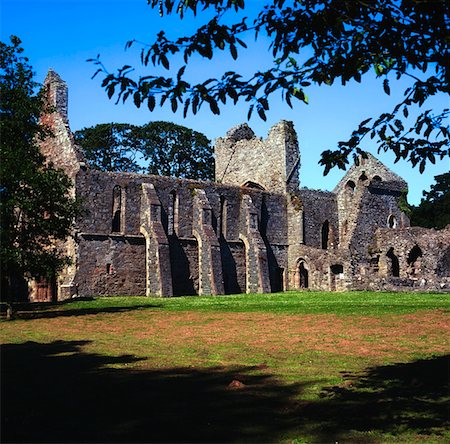 simsearch:832-03358935,k - Grey Abbey, Co Down, Ireland, Ruins of a Cistercian Abbey Foto de stock - Con derechos protegidos, Código: 832-02253438