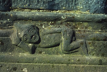 Stone carving, Jerpoint Abbey, Co Kilkenny, Ireland Foto de stock - Direito Controlado, Número: 832-02253513