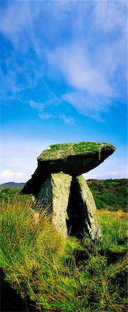 dolmen - Dolmens, Gortnavan, Fannad-Co Donegal Fotografie stock - Rights-Managed, Codice: 832-02253690