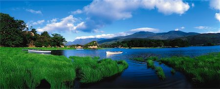 Co Kerry, Killarney-Upr Lake, Carrantuohill & Purple Mtns Stock Photo - Rights-Managed, Code: 832-02253708