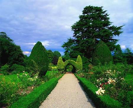 flower garden pictures in ireland - Altamont Garden, Co Carlow, Ireland Stock Photo - Rights-Managed, Code: 832-02253740