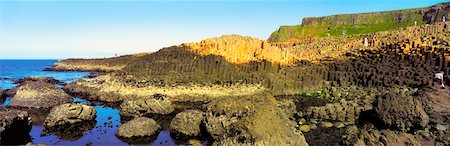 Co Antrim, The Giants Causeway Foto de stock - Con derechos protegidos, Código: 832-02253762