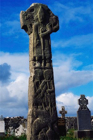 High Cross, Kilfernora, Co Clare Foto de stock - Con derechos protegidos, Código: 832-02253959