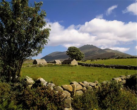 simsearch:832-03358707,k - Cottages on a farm near the Mourne Mountains, County Down, Ireland Fotografie stock - Rights-Managed, Codice: 832-03232092