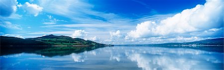 simsearch:832-03232135,k - Reflection of clouds in water, Lough Swilly, Rathmullan, County Donegal, Republic Of Ireland Stock Photo - Rights-Managed, Code: 832-03232304