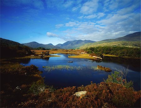 Upper Lake, Black Valley, Killarney, County Kerry, Irland; Malerischen See Stockbilder - Lizenzpflichtiges, Bildnummer: 832-03232466