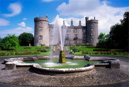 Kilkenny City, Kilkenny Castle Foto de stock - Con derechos protegidos, Código: 832-03232539