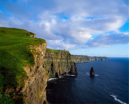 Falaises de Moher, Co Clare, Irlande Photographie de stock - Rights-Managed, Code: 832-03232553