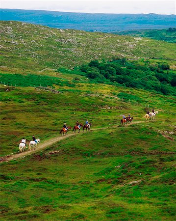 Pony Trekking, Connemara Stock Photo - Rights-Managed, Code: 832-03232726