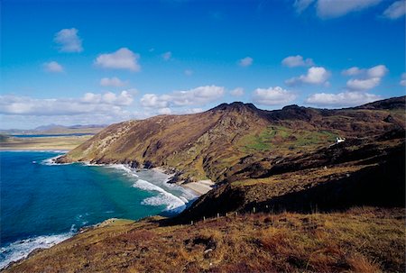 simsearch:832-02255599,k - Tranarossan Bay, Rosguill Peninsula, County Donegal, Ireland; Coastal seascape and cliffs Fotografie stock - Rights-Managed, Codice: 832-03232867