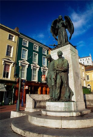 Cobh, County Cork, Ireland; Lusitania Peace Memorial Stock Photo - Rights-Managed, Code: 832-03232964