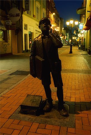 La ville de Cork, County Cork, Irlande ; Statue garçon ECHO Photographie de stock - Rights-Managed, Code: 832-03232991