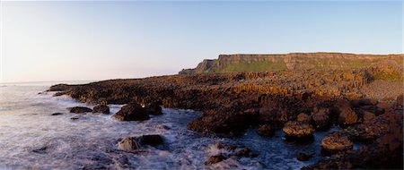 Giant's Causeway, County Antrim, Ireland; Landmark volcanic rock formation Stock Photo - Rights-Managed, Code: 832-03233108