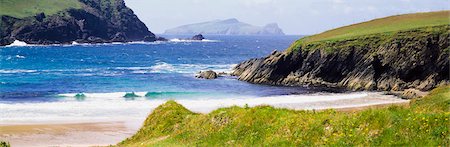 simsearch:832-03233401,k - Clogher Beach, Blasket Islands, Dingle Peninsula, County Kerry, Ireland; Beach scenic Foto de stock - Con derechos protegidos, Código: 832-03233125