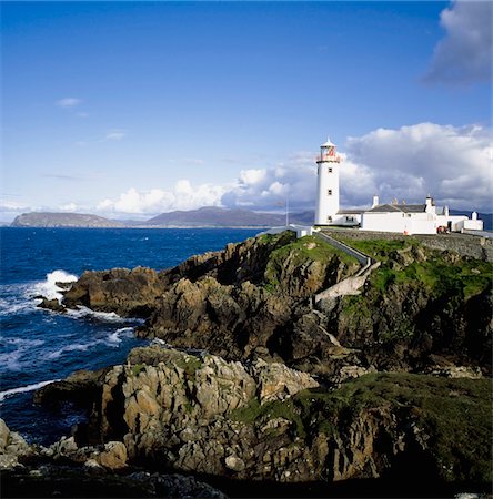 simsearch:6129-09086706,k - Fanad Lighthouse, Co Donegal, Ireland;  19th Century lighthouse Foto de stock - Con derechos protegidos, Código: 832-03233152